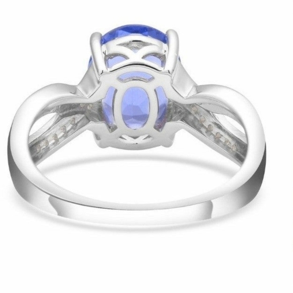 Color Change Fluorite & White Zircon in Sterling Silver Size 7! 😍 - Picture 4 of 8